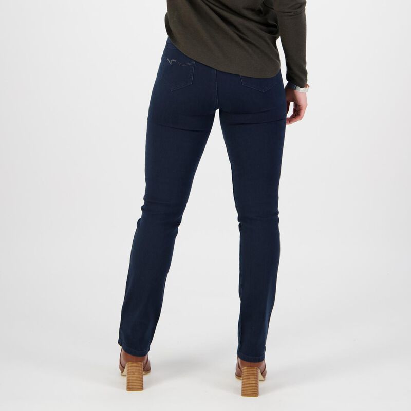 Vassalli Slim Leg Full Length Denim Pull on image number 9